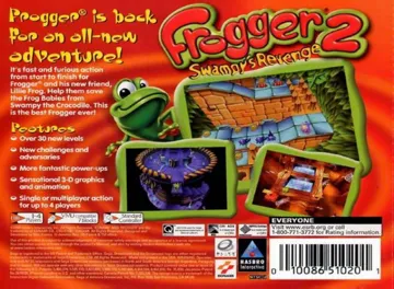 Frogger 2 (USA) (Proto 1) box cover back